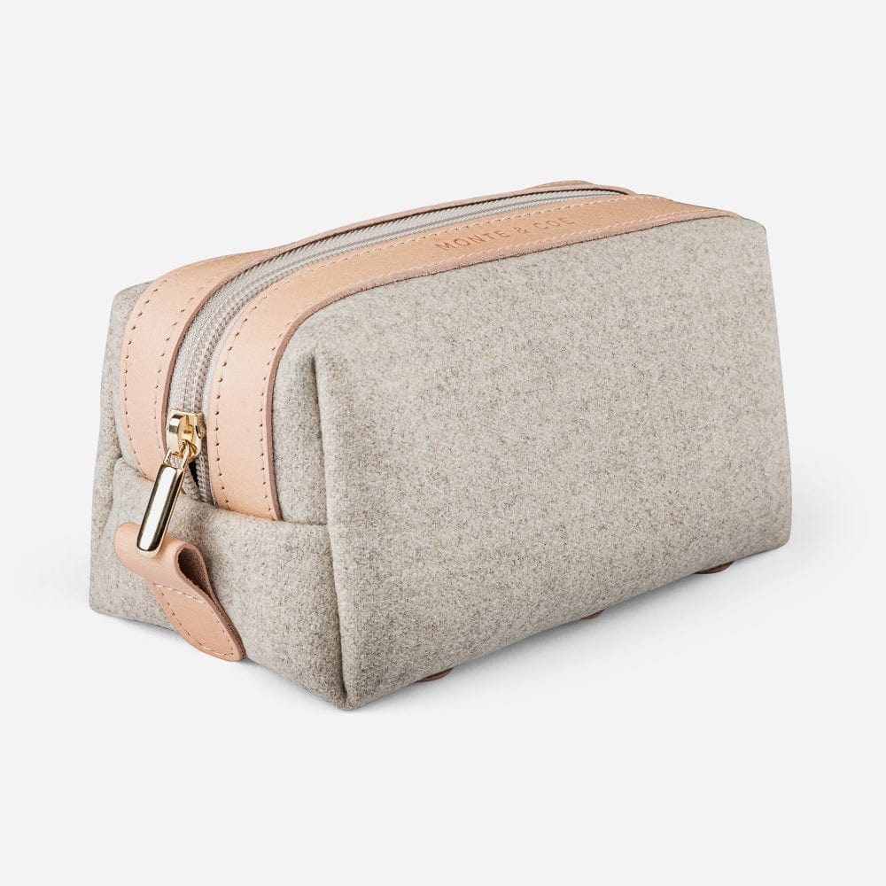 Monte & Coe Italian Dopp Kit in natural